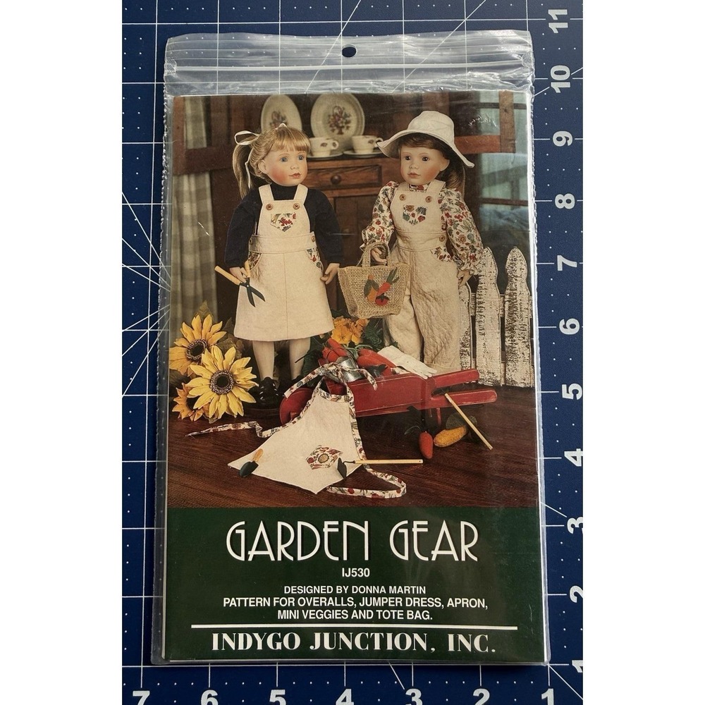 Indygo Junction Pattern For Overalls, Jumper Dress, Apron, Mini Veggies, Tote UC